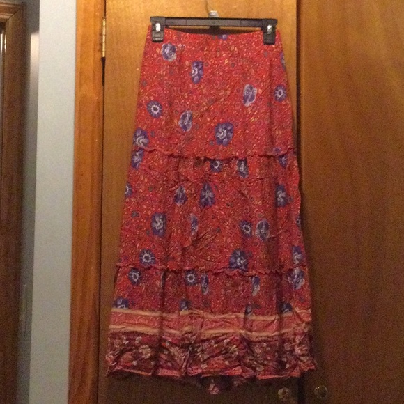 NWOT Boho Floral Prairie Skirt - Picture 2 of 7